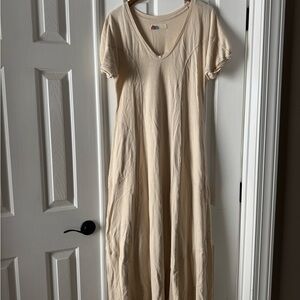 Free People Cream Maxi Dress